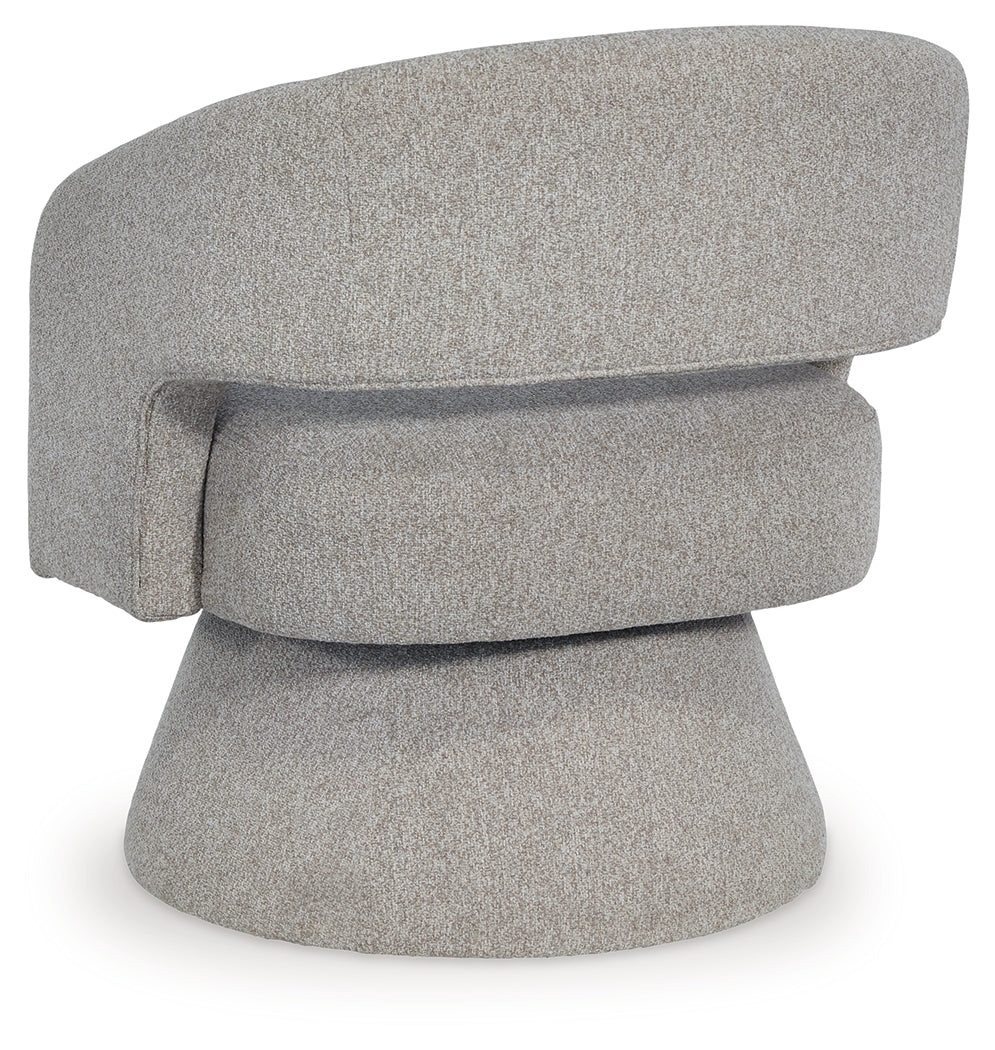 Nashkins Pebble Swivel Accent Chair (Online Special Price) - Ornate Home