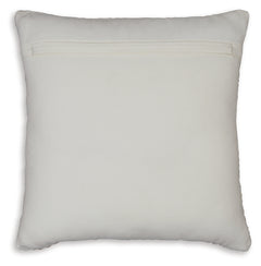 Nashlin White/Rust Pillow - Ornate Home