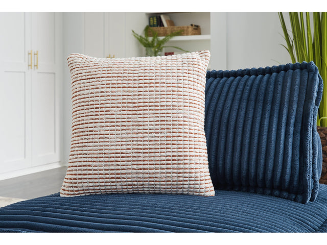 Nashlin White/Rust Pillow (Set of 4) (Online Special Price) - Ornate Home
