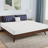 Nasturtium White 8" E.King Bamboo Charcoal Infused Memory Foam Mattress - Ornate Home