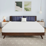 Nasturtium White 8" E.King Bamboo Charcoal Infused Memory Foam Mattress - Ornate Home