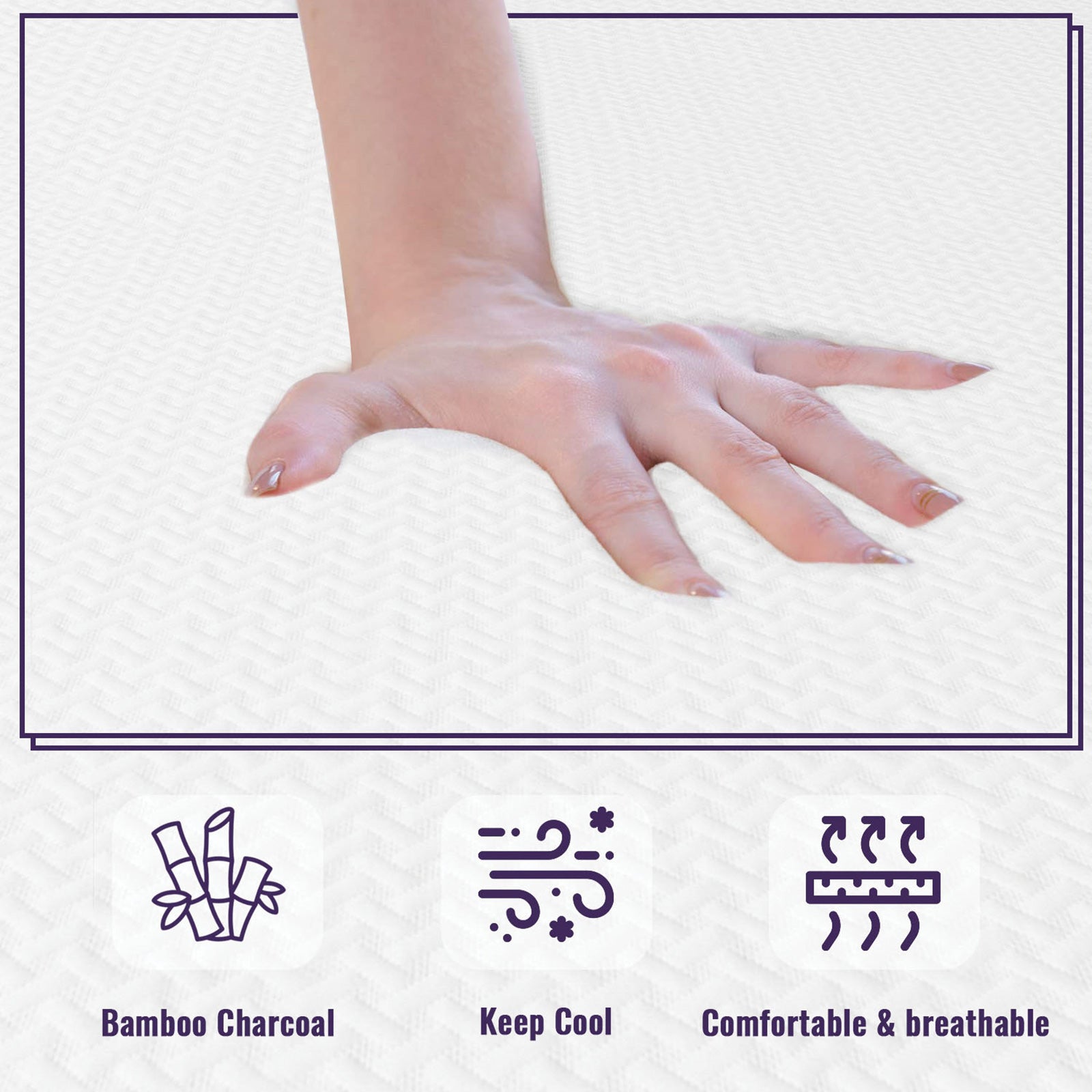 Nasturtium White Mattress - Ornate Home