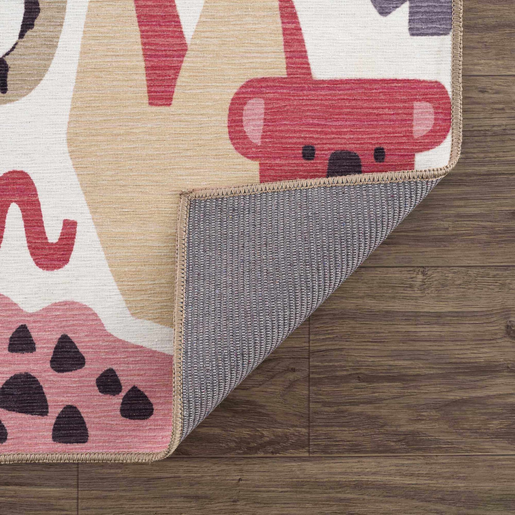 Natal Animal Print Washable Kids Rug - Clearance - Ornate Home