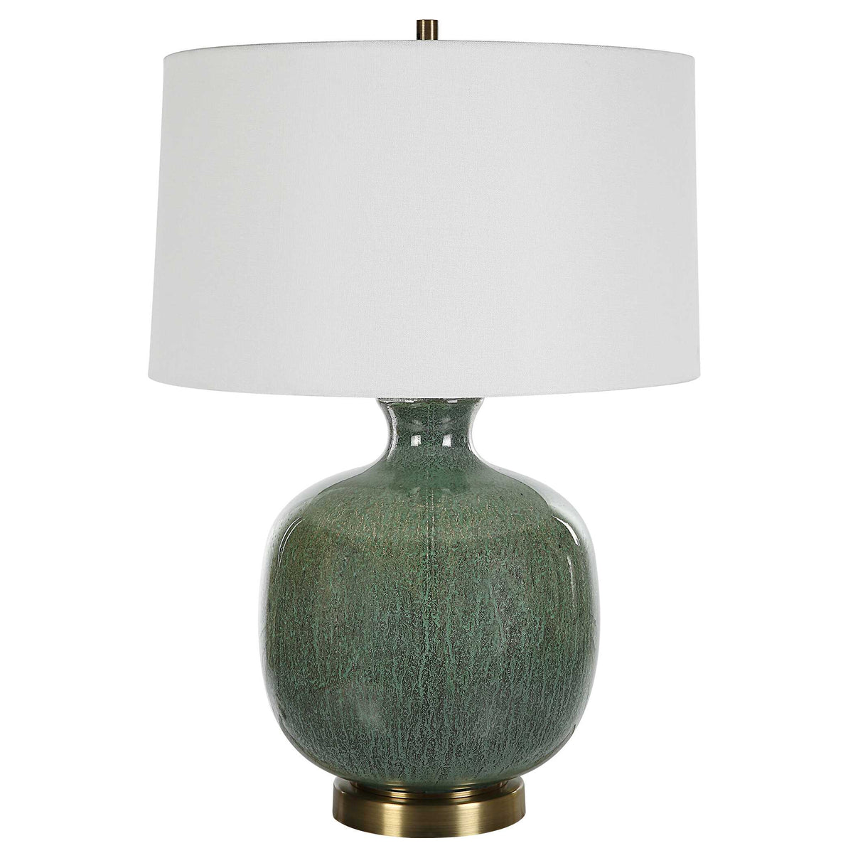 Nataly Aged Green Table Lamp - Ornate Home