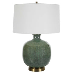 Nataly Aged Green Table Lamp - Ornate Home