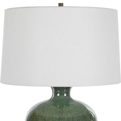 Nataly Aged Green Table Lamp - Ornate Home
