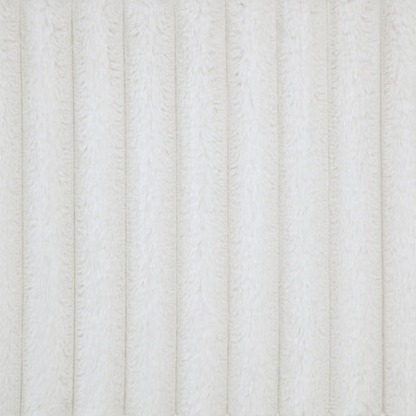 Natasha Cream California King Upholstered Wingback Bed - Ornate Home