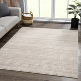 Nate Beige Tribal High Pile Carpet - Ornate Home