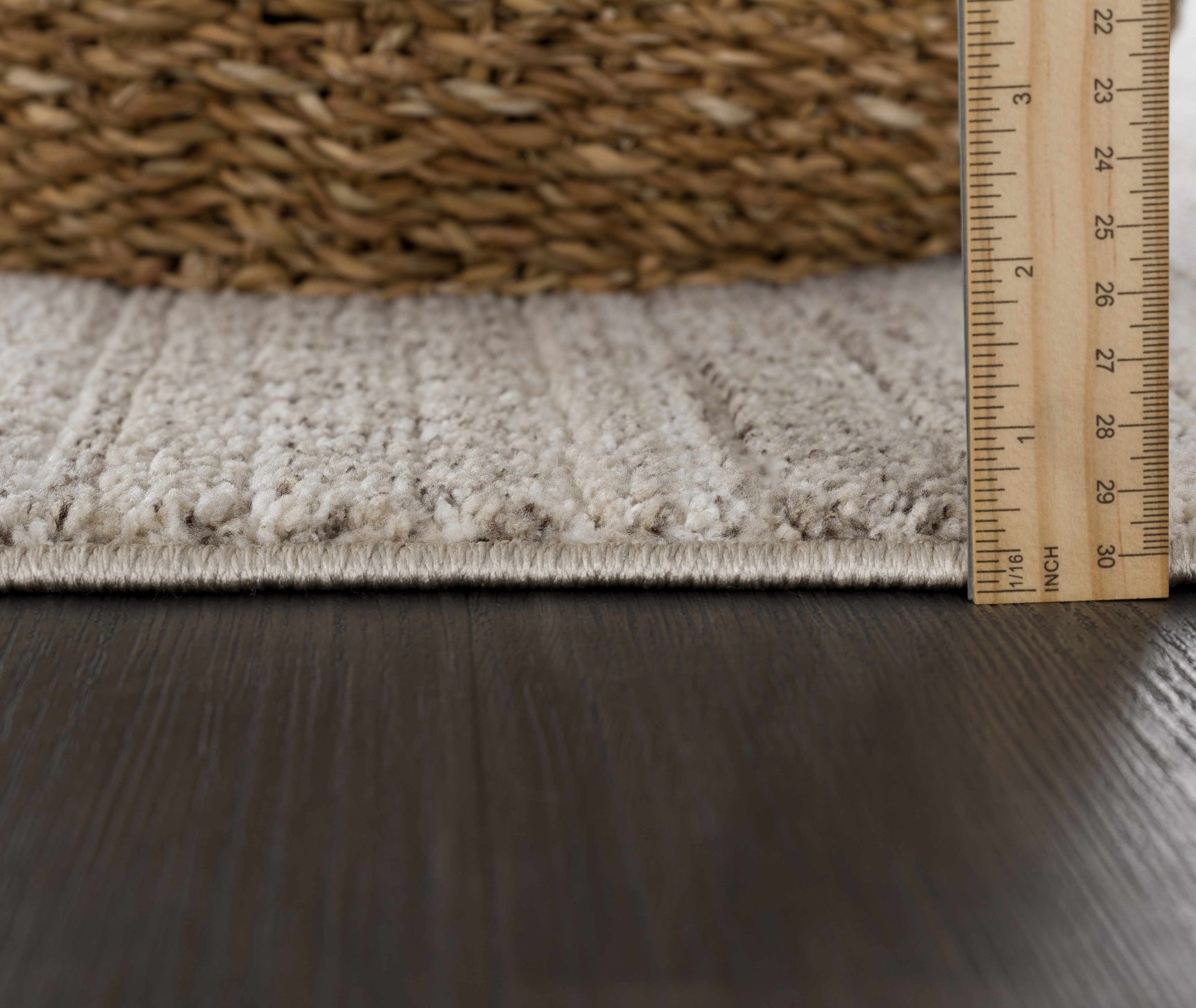 Nate Beige Tribal High Pile Carpet - Ornate Home