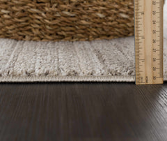 Nate Beige Tribal High Pile Carpet - Ornate Home
