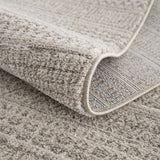 Nate Beige Tribal High Pile Carpet - Ornate Home