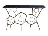 Nate Dark Grey Console Table - Ornate Home