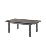 Nathan Grey Oak 7-Piece Dining Set with Padded Seats - Ornate Home