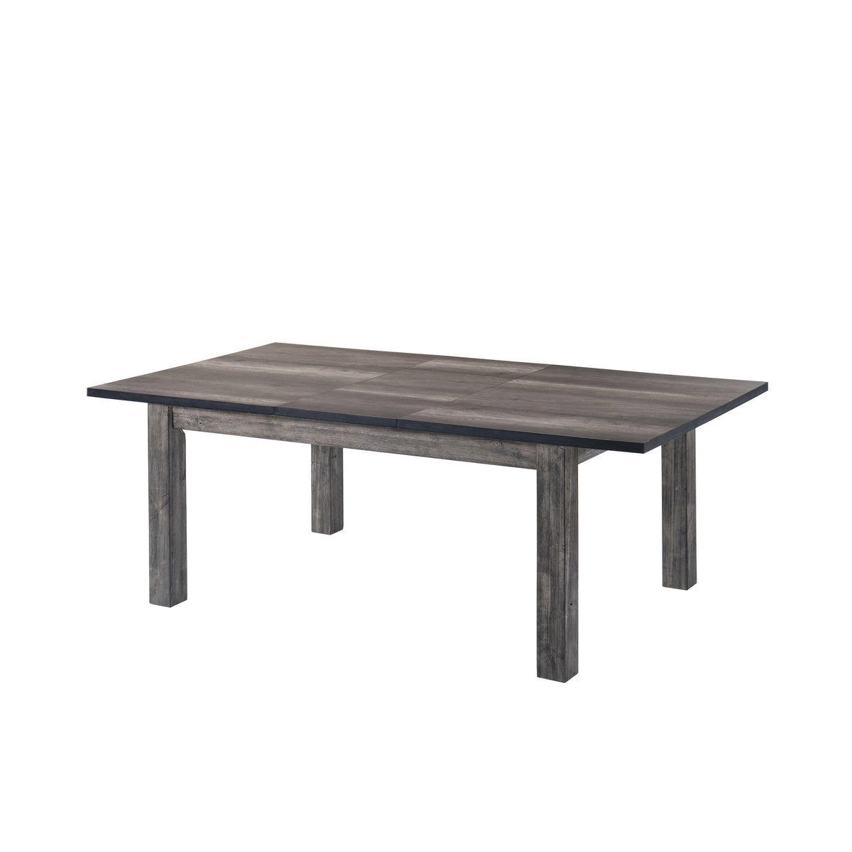 Nathan Grey Oak 7-Piece Dining Set with Padded Seats - Ornate Home
