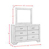 Nathan Rustic Grey 4-Piece Youth Full Panel Bedroom Set - Ornate Home