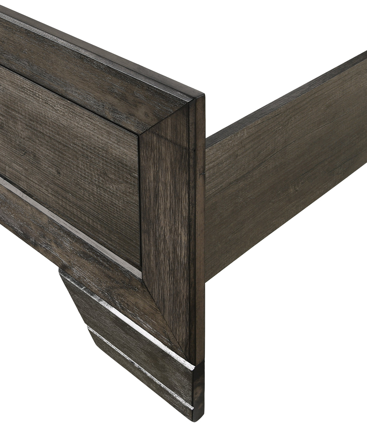 Nathan Rustic Grey 4-Piece Youth Twin Panel Bedroom Set - Ornate Home