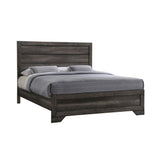 Nathan Rustic Grey 6-Piece King Panel Bedroom Set - Ornate Home