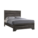 Nathan Rustic Grey 6-Piece Queen Panel Bedroom Set - Ornate Home