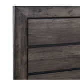 Nathan Rustic Grey 6-Piece Queen Panel Bedroom Set - Ornate Home