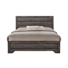 Nathan Rustic Grey King Bed - Ornate Home