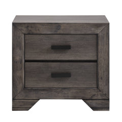 Nathan Rustic Grey Nightstand - Ornate Home