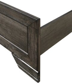Nathan Rustic Grey Youth Full Panel Bed - Ornate Home