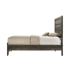 Nathan Rustic Grey Youth Twin Panel Bed - Ornate Home