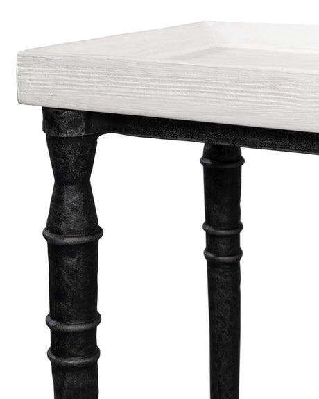 Nathaniel Elegance White Console Table - Ornate Home