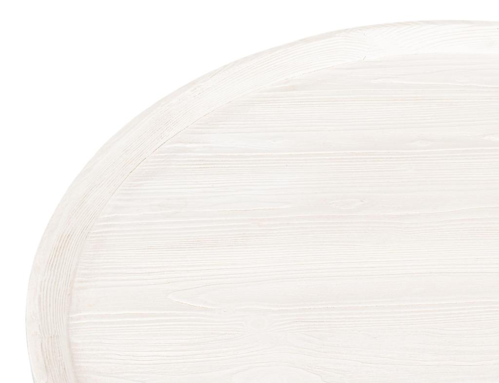 Nathaniel Elegance White Side Table - Ornate Home