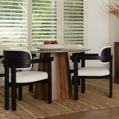 Nathaniel Off White Dining Chair - Ornate Home