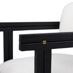 Nathaniel Off White Dining Chair - Ornate Home