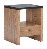 Natt Black Side Table - Ornate Home