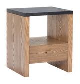 Natt Black Side Table - Ornate Home