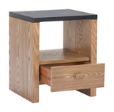Natt Black Side Table - Ornate Home