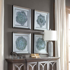 Natural Beauties Multicolor Botanical Prints (Set of 4) - Ornate Home