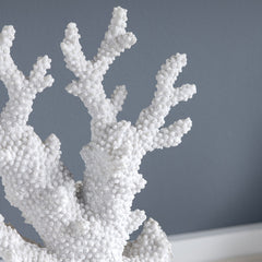 Natural Coral White Statue - Ornate Home