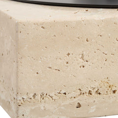 Natural Luxe Bronze/Brown Travertine Box - Ornate Home