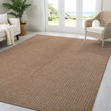 Woolen Natural Jute-Look Area Rug | Classic Earthy Style
