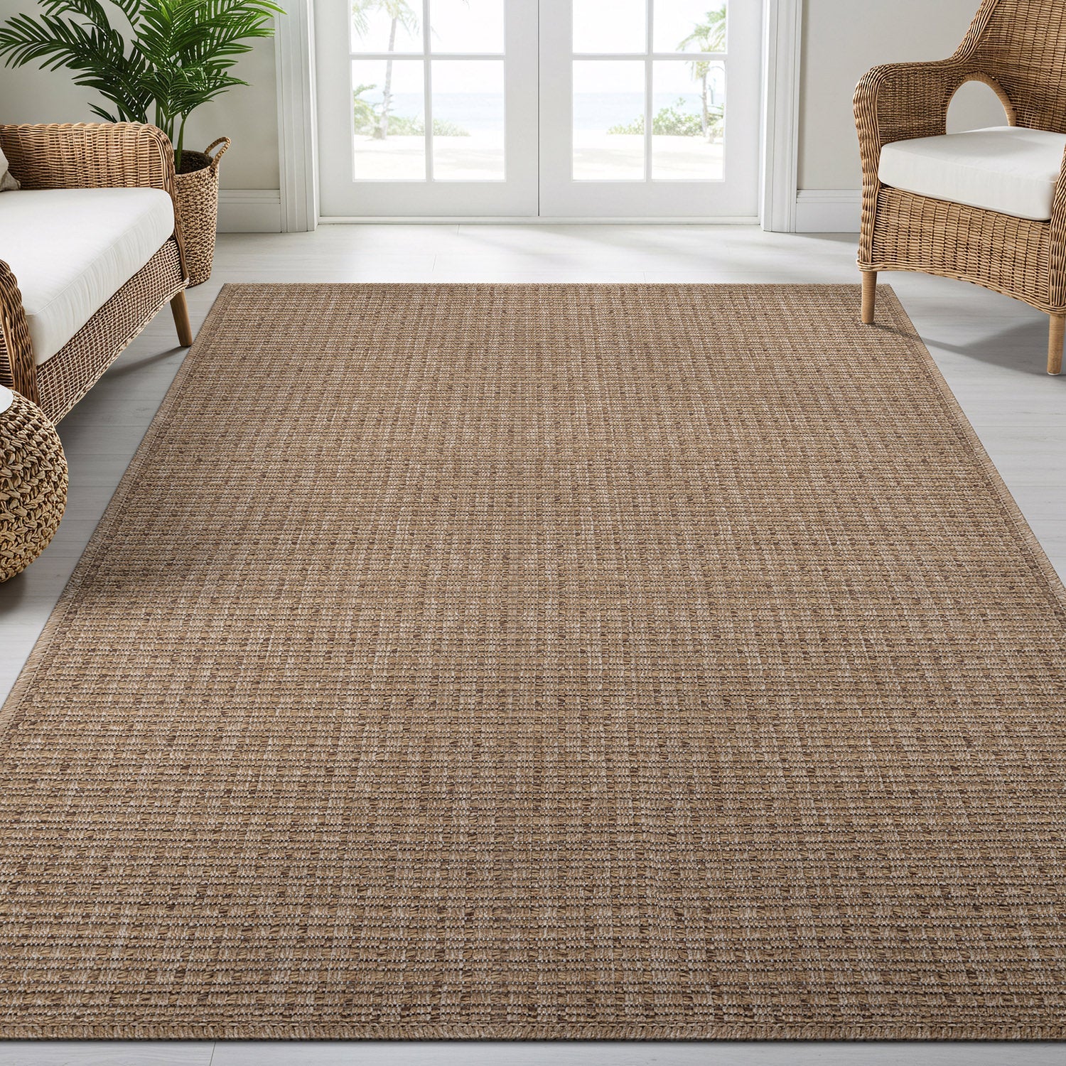 Royce Natural Jute-Look Area Rug | Timeless Rustic Charm