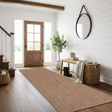 Woolen Natural Jute-Look Area Rug | Classic Earthy Style