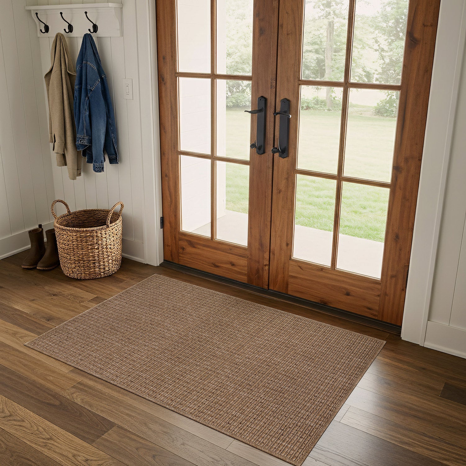 Royce Natural Jute-Look Area Rug | Timeless Rustic Charm