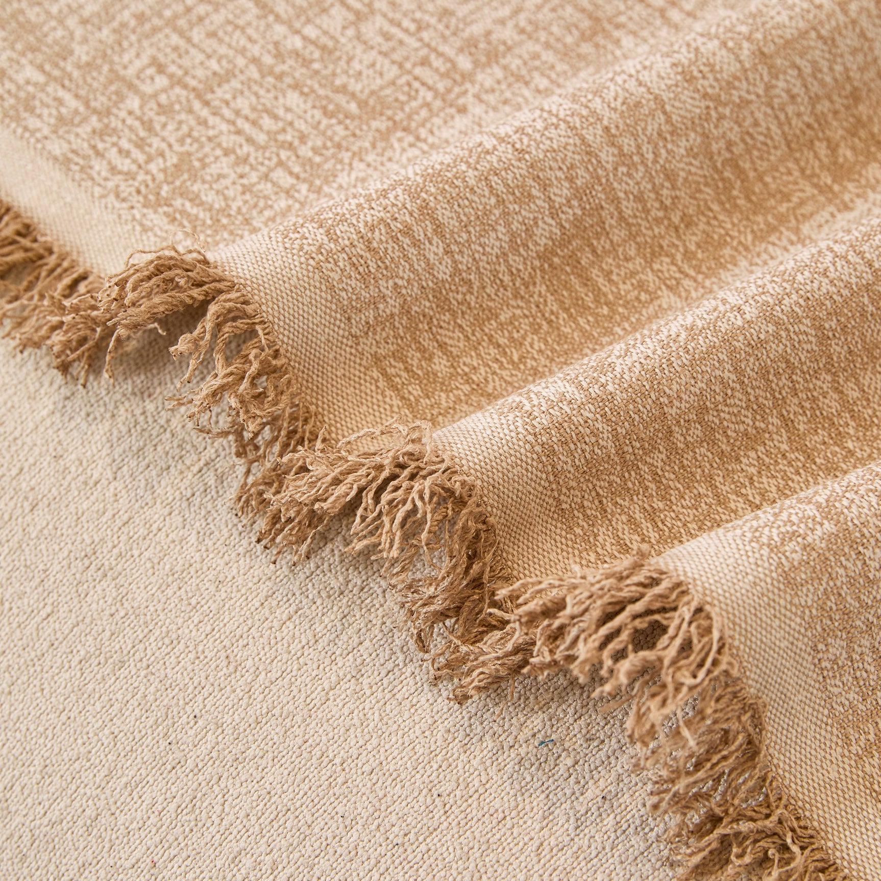 Natural Textured Linen Couch Cover, Breathable & Hypoallergenic Furniture Protector - Ornate Home
