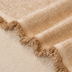 Natural Textured Linen Couch Cover, Breathable & Hypoallergenic Furniture Protector - Ornate Home