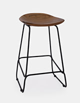 Nature's Edge Light Chestnut Backless Stool (Set of 2) - Ornate Home