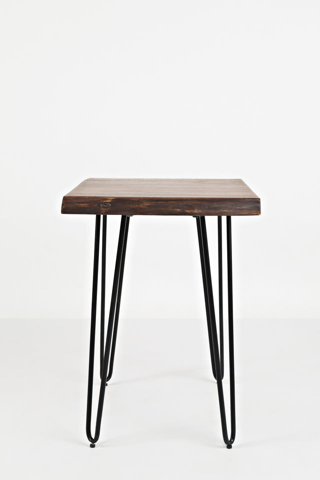 Nature's Edge Light Chestnut Chairside Table - Ornate Home