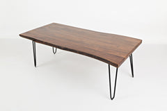Nature's Edge Light Chestnut Cocktail Table - Ornate Home