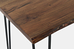 Nature's Edge Light Chestnut/Dark Brown Counter Dining Table w/ 4 Stools - Ornate Home