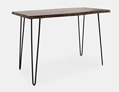 Nature's Edge Light Chestnut/Dark Brown Counter Dining Table w/ 4 Stools - Ornate Home