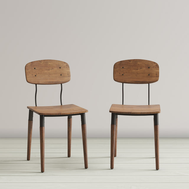 Nature's Edge Light Chestnut Dining Chair (Set of 2) - Ornate Home