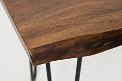 Nature's Edge Light Chestnut/Grey 79 Dining Table w/ 4 Maddox Chairs and Bench - Ornate Home